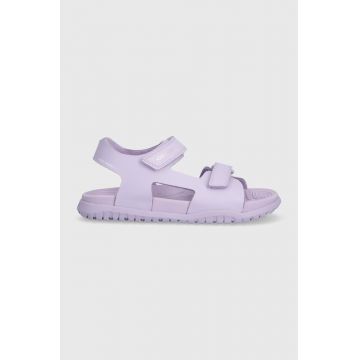 Geox sandale copii SANDAL FUSBETTO culoarea violet