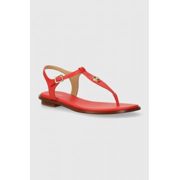 MICHAEL Michael Kors sandale de piele Mallory femei, culoarea rosu, 40S1MAFA2L