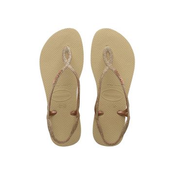 Havaianas sandale LUNA PREMIUM II femei, culoarea bej 4146130.0154