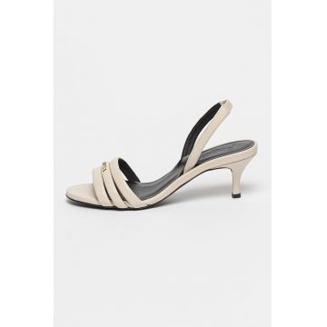 Sandale slingback de piele Core