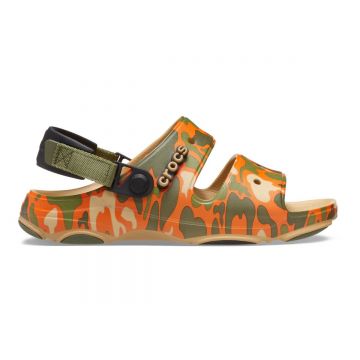 Sandale Crocs Classic All Terrain Camo Sandal Maro - Tan/Multi