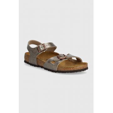 Birkenstock sandale copii Rio culoarea auriu, 1027921