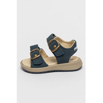 Sandale de piele nabuc cu velcro