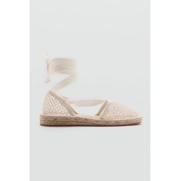 Sandale-espadrile cu perforatii Alberta