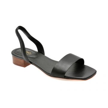 Sandale casual ALDO negre, DORENNA0011, din piele naturala