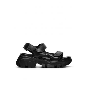 Sandale dama - 14220 - Piele naturala - Negru