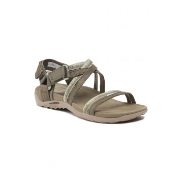 Sandale dama - 302602537 - Piele naturala - Verde