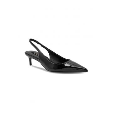 Sandale dama - 399155 - Piele lacuita - Negru