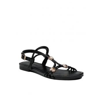 Sandale dama - 5904862823614 - Piele ecologica - Negru