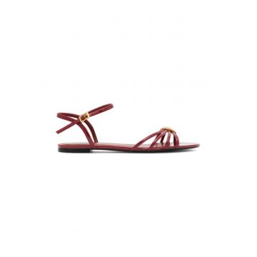 Sandale dama - 590559 - Piele naturala - Rosu -