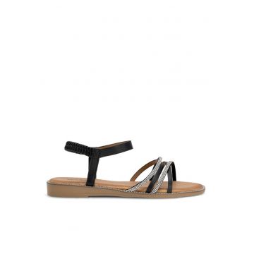 Sandale dama - 613053 - Piele ecologica - Negru