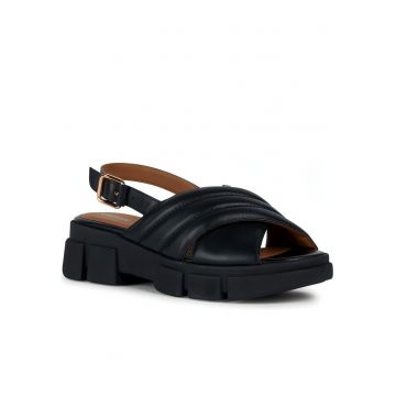 Sandale Piele Negru