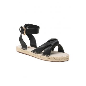 Sandale dama - 302055128 - Piele ecologica - Negru