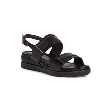 Sandale dama - 302243778 - Piele naturala - Negru