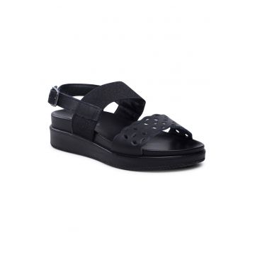 Sandale dama - 302268726 - Piele naturala - Negru