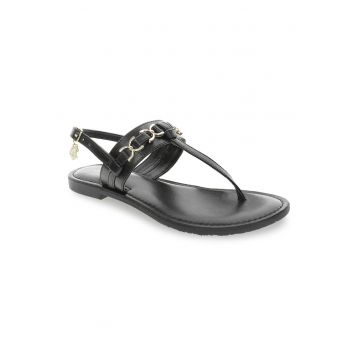 Sandale dama - 302825219 - Piele naturala - Negru