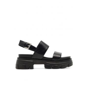 Sandale dama - 518846 - Piele ecologica - Negru