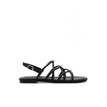 Sandale dama - 555513 - Piele ecologica - Negru