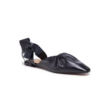 Sandale dama - Piele naturala - Negru -