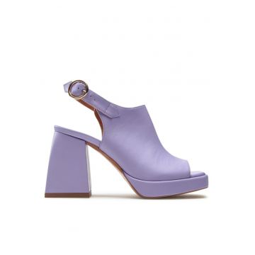 Sandale dama - 30233725537 - Piele naturala - Violet