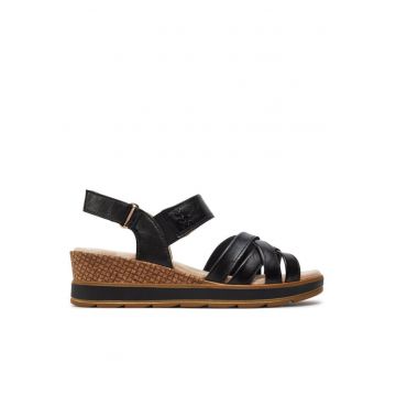 Sandale dama 303666361 - Piele naturala - Negru