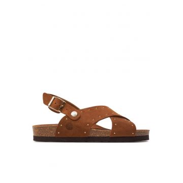 Sandale dama - 30374017736 - Piele naturala - Maro