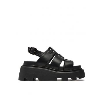 Sandale dama 303968014 - Piele ecologica - Negru