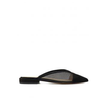 Sandale dama 303970147 - Piele intoarsa/Sintetic - Negru