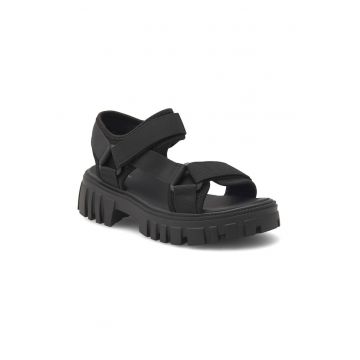 Sandale dama - 496151 - Piele ecologica - Negru