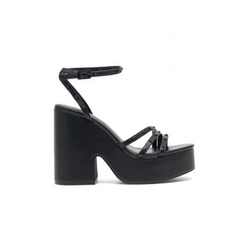 Sandale dama - 590486 - Plastic - Negru -