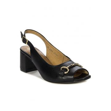 Sandale dama - 877862 - Piele naturala - Negru