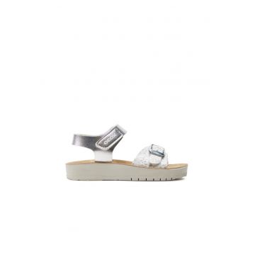 Sandale J Sandal Costarei Gi J15EAB 0BNBL C0434 M Argintiu - Piele ecologica