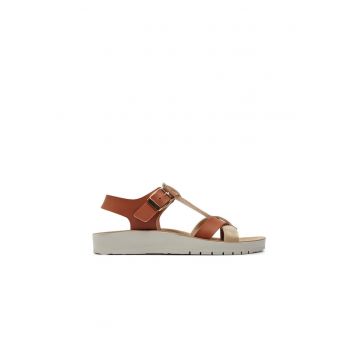 Sandale J Sandal Costarei Gi J45EAG 05404 C5B2U D Bej - Piele ecologica