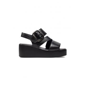 Sandale dama - 303786 - Piele naturala - Negru -