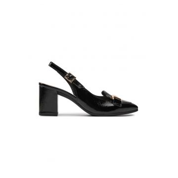 Sandale dama - 303790 - Piele naturala - Negru -