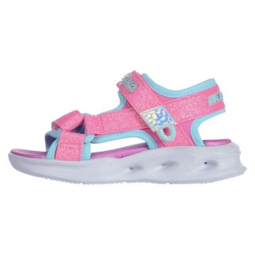 Sandale SKECHERS pentru copii SOLA GLOW SANDAL - 303024LHPAQ