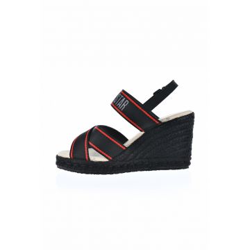 Sandale-espadrile cu talpa wedge