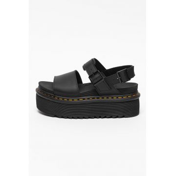 Sandale flatform din piele Voss