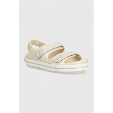 Crocs sandale copii CROCBAND CRUISER culoarea bej