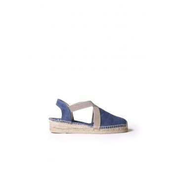 Sandale tip espadrile din bumbac Verdi-V -