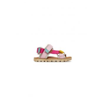 Sandale copii -  piele naturala - multicolor - pentru fete - Sandale copii -  piele naturala - multicolor - pentru fete -