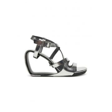 Sandale dama -  304945144 - piele naturala - argintiu - Sandale dama -  304945144 - piele naturala - argintiu -