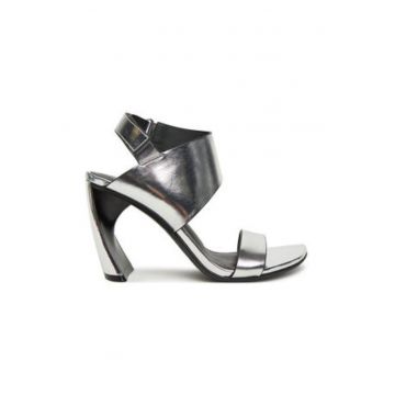 Sandale dama -  304945328 - piele naturala - argintiu - Sandale dama -  304945328 - piele naturala - argintiu -